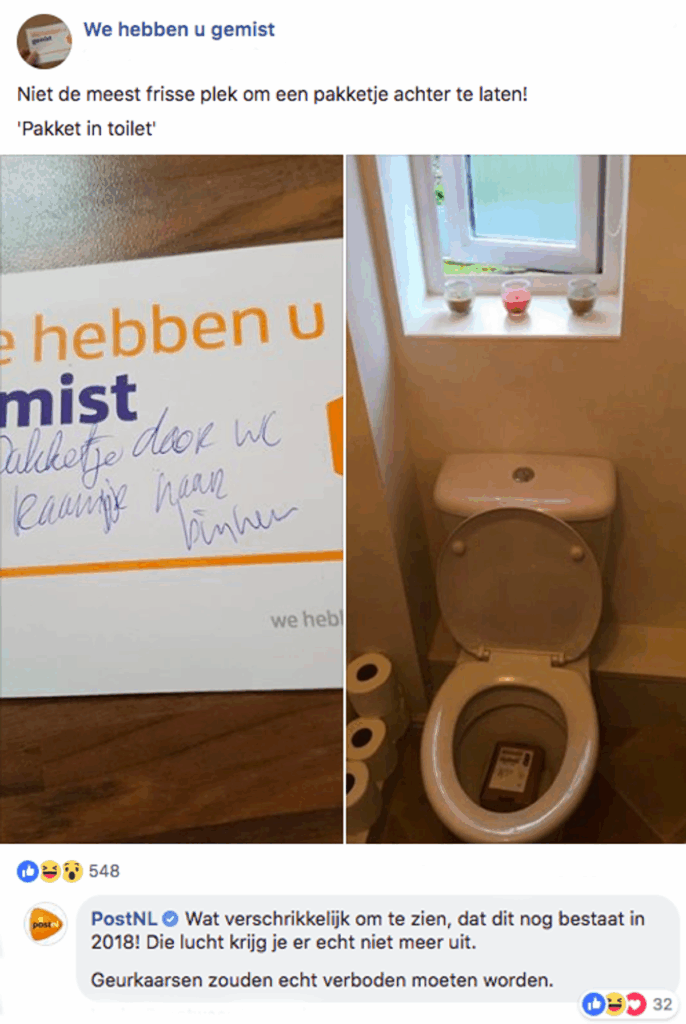 25 pakketbezorgers die er even helemaal klaar mee waren