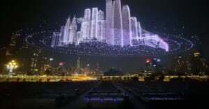 Lichtshow met drones