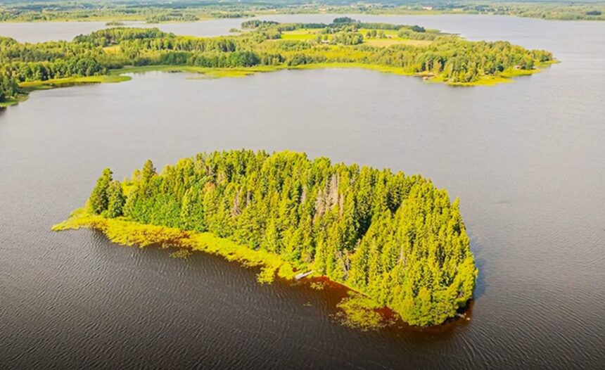 Privé-eiland in Zweden