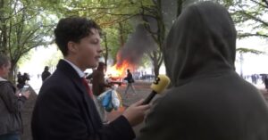 Video’s van de rellen in Den Haag