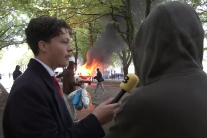 Video’s van de rellen in Den Haag