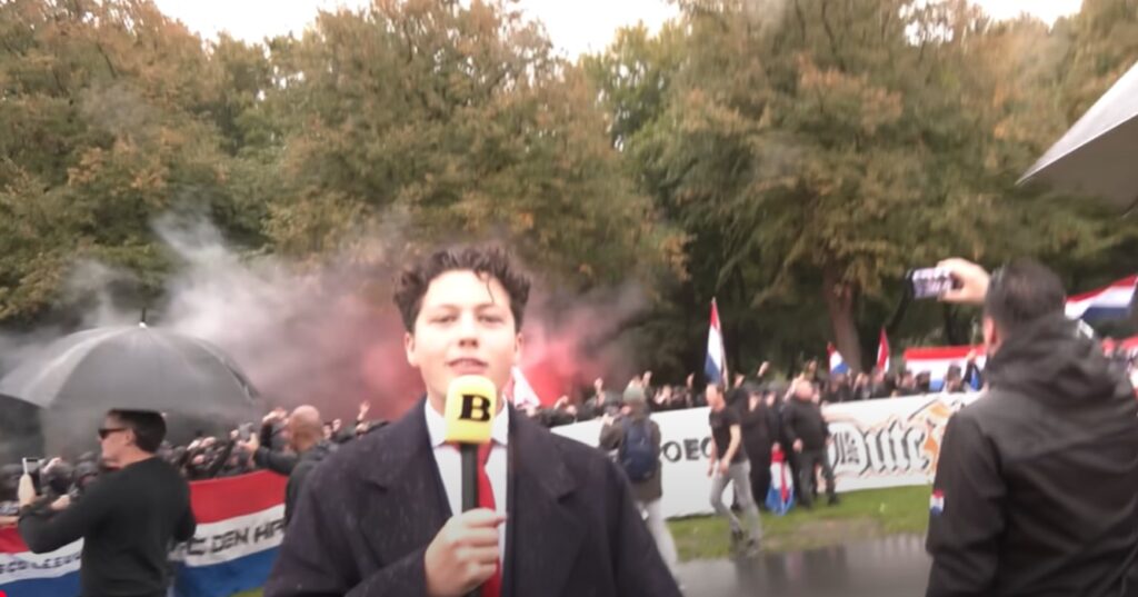 Video’s van de rellen in Den Haag
