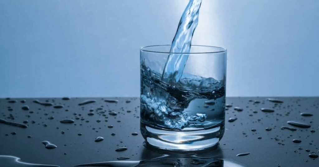 maand alleen water drinken