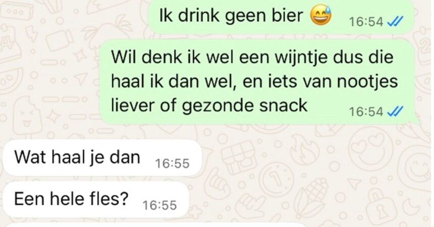 Wijn drinken