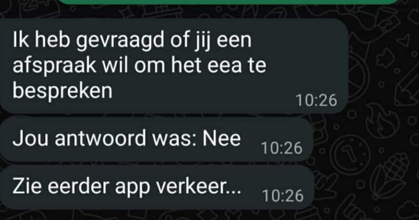 Niet al te sympathieke hulpverlener blijkt misschien niet helemaal geschikt voor werken met mensen