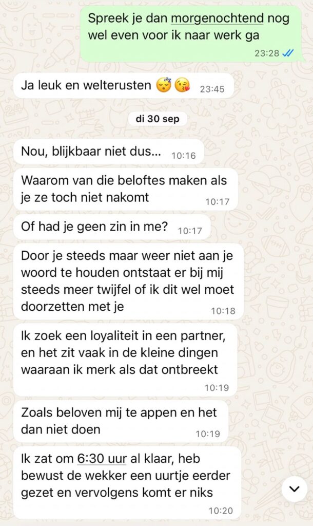 Man van datingapp voor hoog opgeleiden blijkt emotioneel een jaar of 4 te zijn