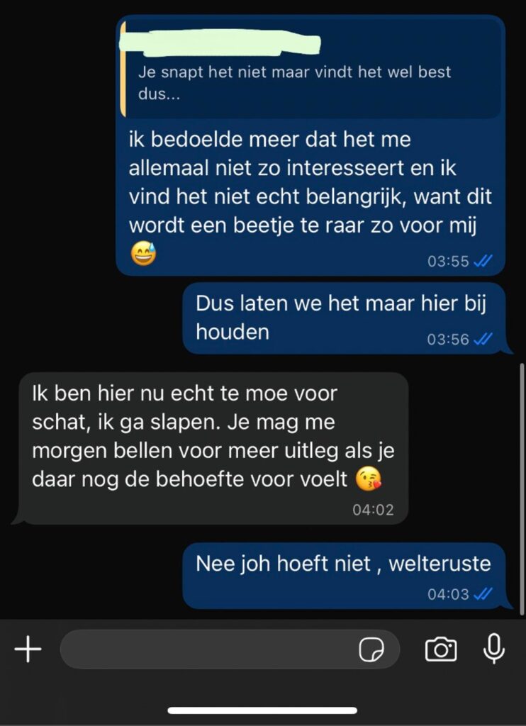 Bumble dame wil geen 2e date omdat jongen te aardig doet tegen ober: ' Is gewoon iemand die ons dienst verleent'