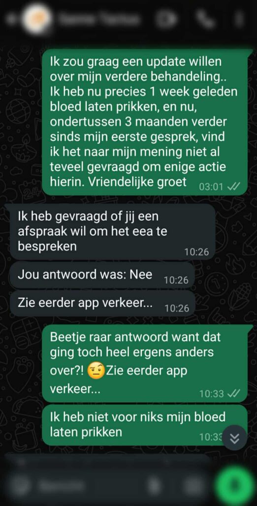 Niet al te sympathieke hulpverlener blijkt misschien niet helemaal geschikt voor werken met mensen