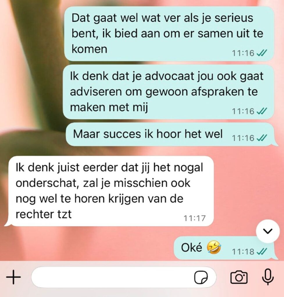 Met rechtszaken dreigen