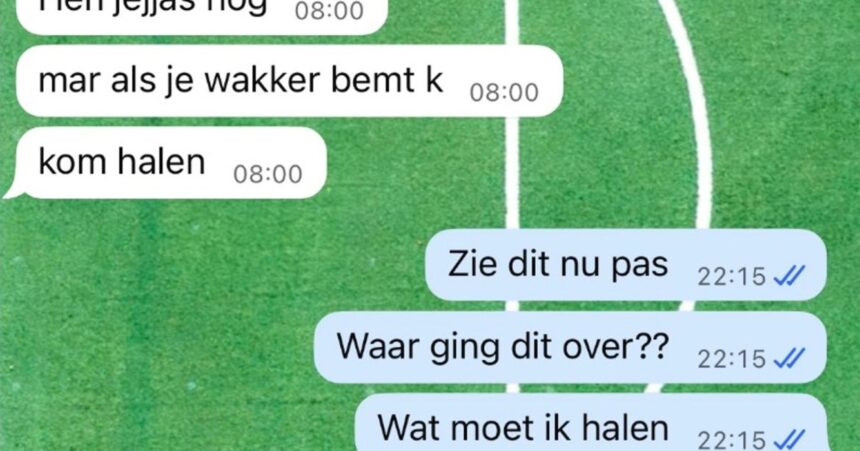 Gast stuurt heel verhaal over nogal uit de hand gelopen after-party naar verkeerde Ruben