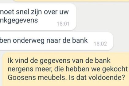 Gast maakt Whatsapp oplichter helemaal gek door te doen alsof hij ontzettend dom is