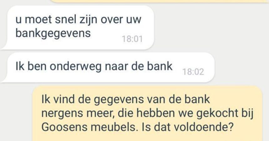 Gast maakt Whatsapp oplichter helemaal gek door te doen alsof hij ontzettend dom is
