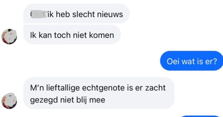 Facebook Marketplace-deal gaat toch niet door nadat 'lieftallige echtgenote' er een stokje voor steekt