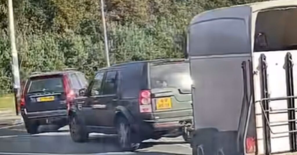 Volvo die auto met paardentrailer agressief afsnijdt verdeelt het internet: 'Hij doet niks fout!'