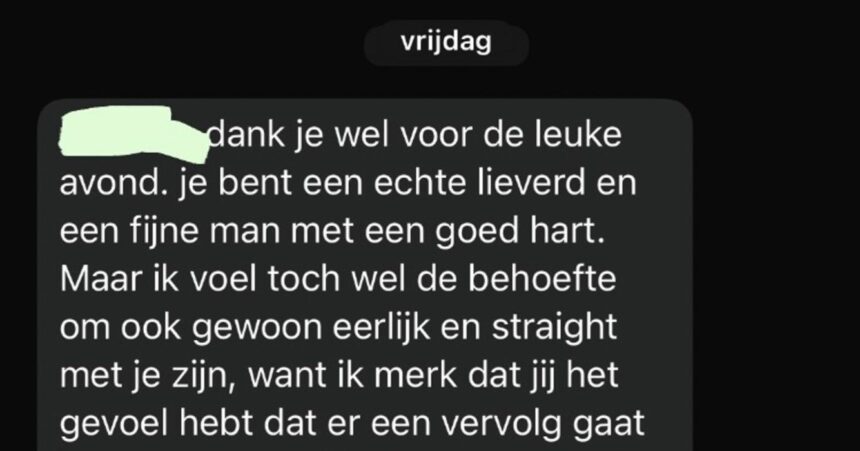 Bumble dame wil geen 2e date omdat jongen te aardig doet tegen ober: ' Is gewoon iemand die ons dienst verleent'