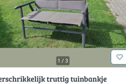 Bankje op Marktplaats