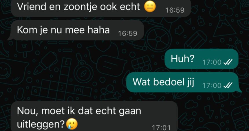Oud-collega die na 13 jaar ineens appt op z'n p*k getrapt als dame 'intentie van gesprek' niet gelijk snapt