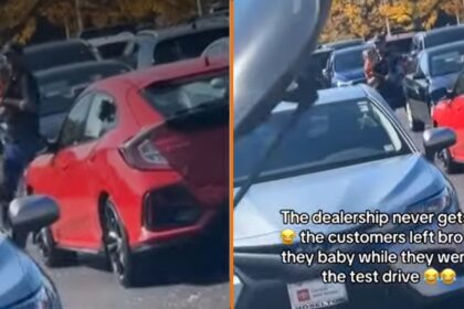 Ouders laten kind achter als onderpand bij autodealer om proefrit te maken