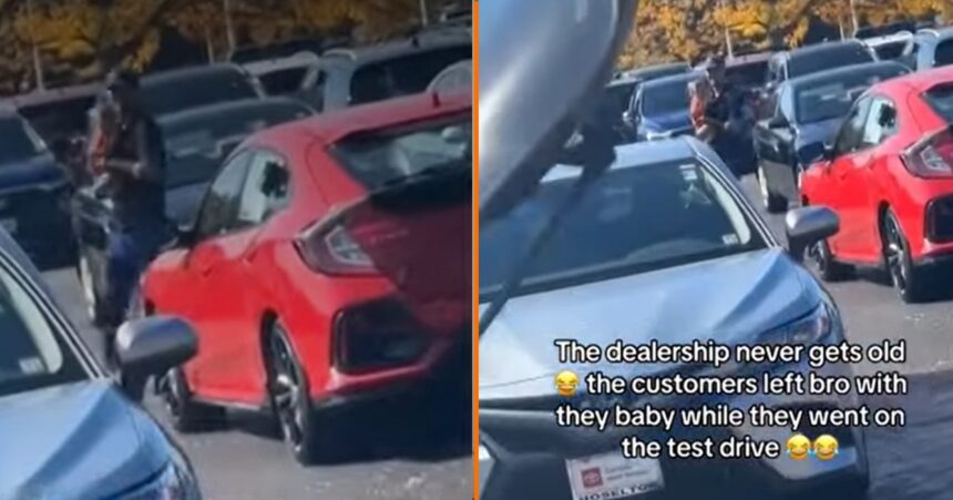 Ouders laten kind achter als onderpand bij autodealer om proefrit te maken