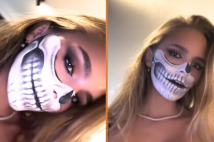 Lies Zhara showt eng Halloween-masker maar volgers kijken vooral naar iets anders