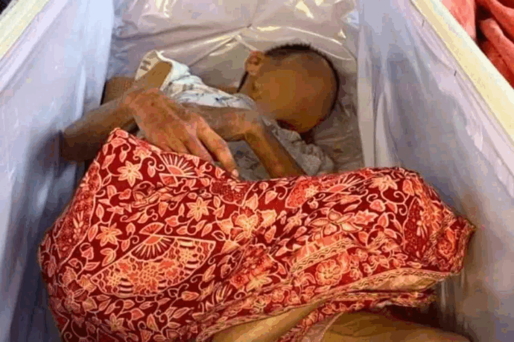 Thaise vrouw doodskist