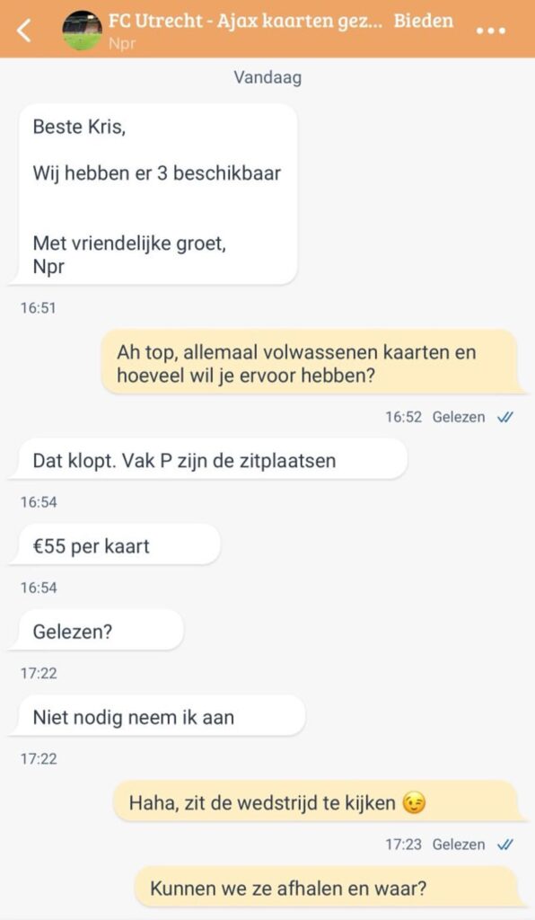 Kaartjes voor FC Utrecht - Ajax