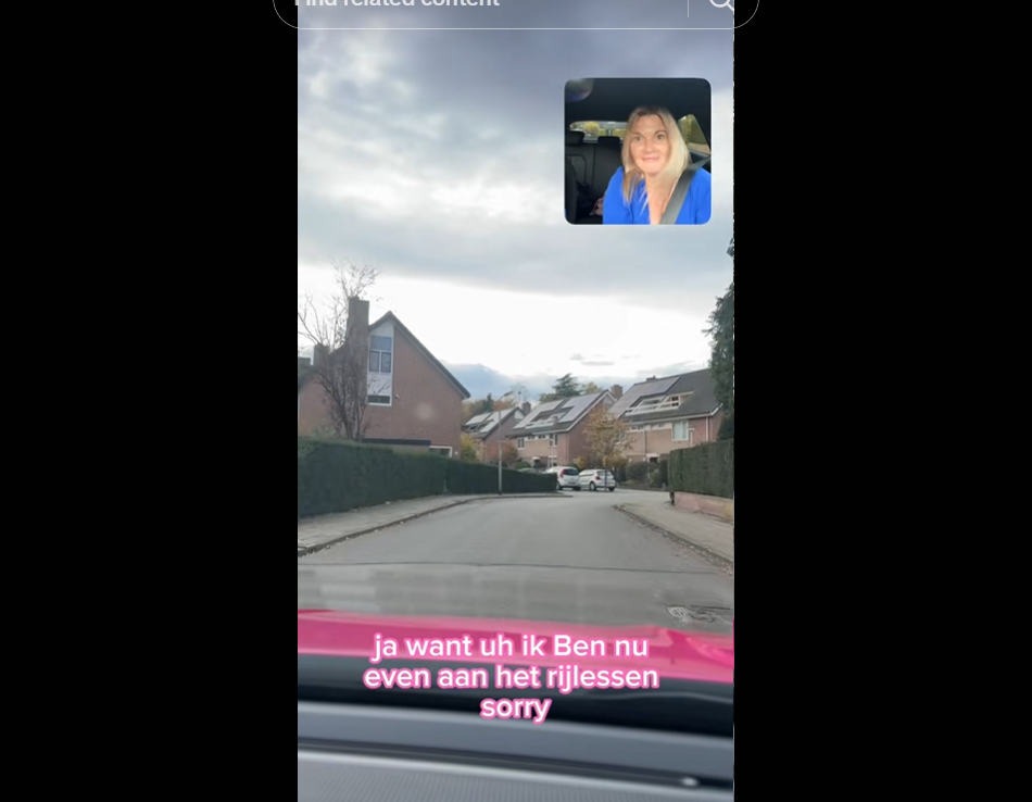 Rijinstructeur valt om van verbazing als leerling gewoon haar telefoon opneemt tijdens rijles