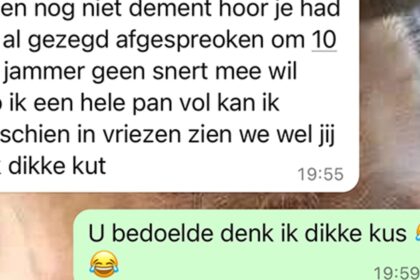 Dame heeft Whatsapp chat met haar oma waarvan je het bijna in je broek doet
