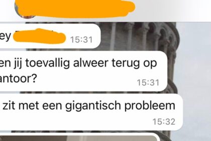 Gast moet met spoed terug naar werk om collega met een 'gigantisch probleem' te redden
