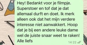 Gast wordt ineens helemaal giftig nadat dame geen tweede date met hem wil