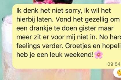 Gast draait ineens helemaal door wanneer dame geen tweede date met hem wil