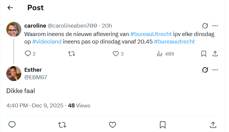 Bureau Utrecht op Videoland