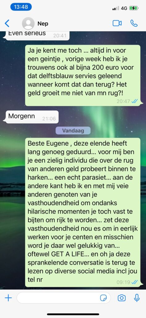 'Pa' houdt Whatsapp oplichter op hilarische wijze dagenlang aan het lijntje