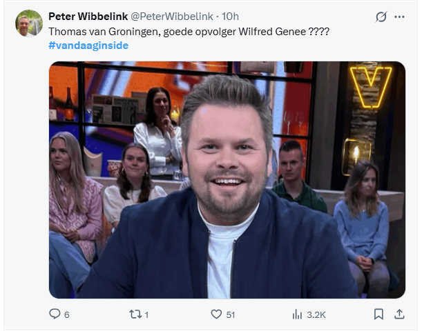 Thomas van Groningen Vandaag Inside