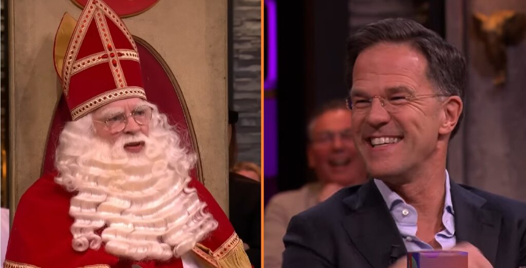 mark rutte sinterklaas