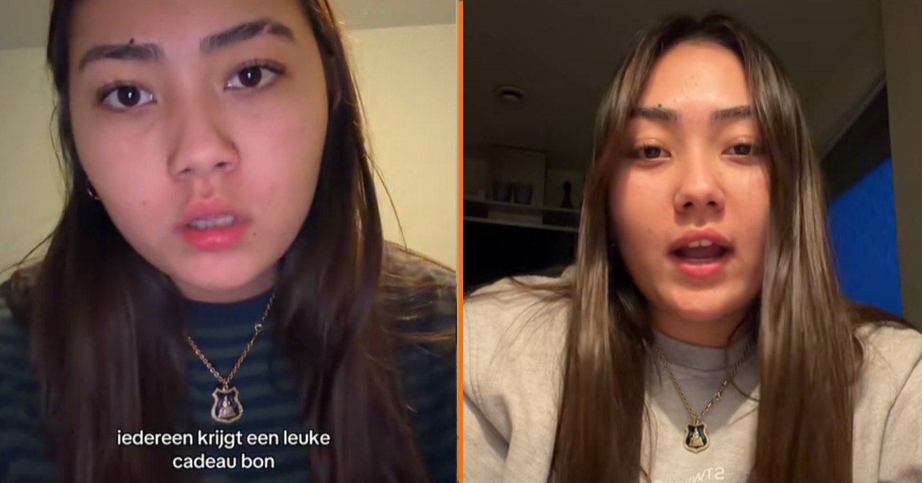 TikTok-dame ontslagen nadat ze los gaat in video over kerstpakket: 'Wat moet ik ermee?!