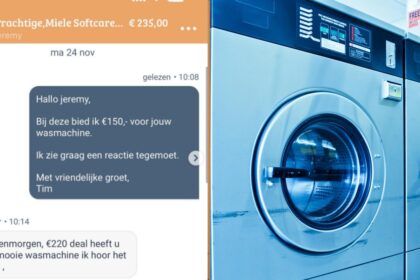 Beleefde onderhandeling over Marktplaats-wasmachine gaat alsnog helemaal fout
