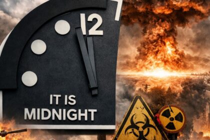 'Doomsday clock' maakt weer een sprong vooruit en staat nu dichterbij 0:00 dan ooit