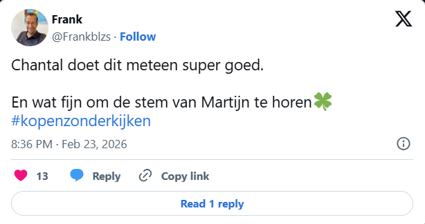 Kopen Zonder Kijken Chantal Janzen