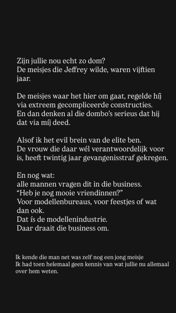 Sylvia Geersen slaat terug na beschuldgingen over betrokkenheid Epstein-zaak: 'Zijn jullie dom?!'