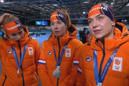 olympisch zilver ploegenachtervolging