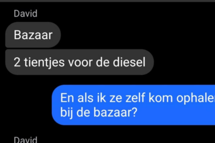 Chat met niet al te professionele kledingverkoper loopt compleet uit