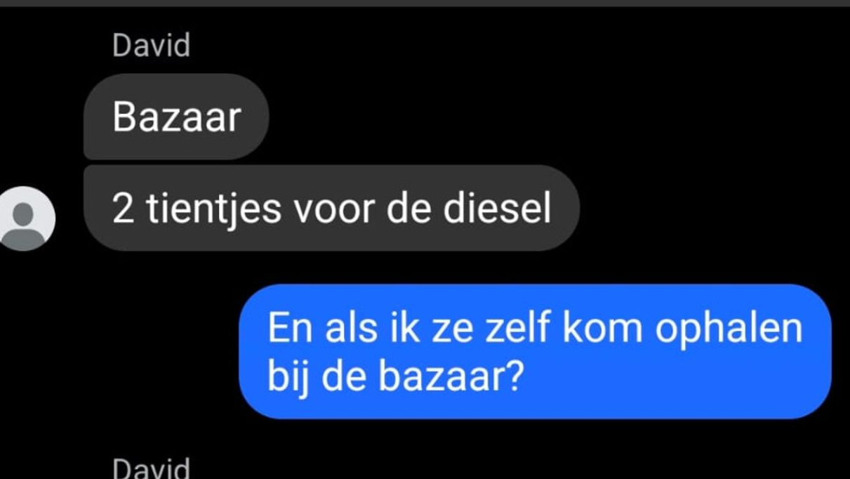 Chat met niet al te professionele kledingverkoper loopt compleet uit