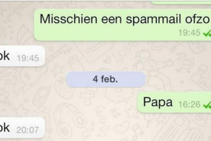 10 kurkdroge reacties van vaders op WhatsApp