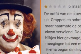 Absurde review van basisschool over niet al te kindvriendelijke clown gaat viral