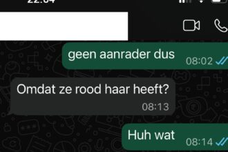 Whatsapp-chat met roodharige vrouw gaat helemaal fout nadat ze onschudlige opmerking helemaal verkeerd opvat