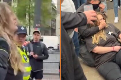 Nieuwe beelden verschenen van hardhandige aanpak politie bij Dodenherdenking-schreeuwer