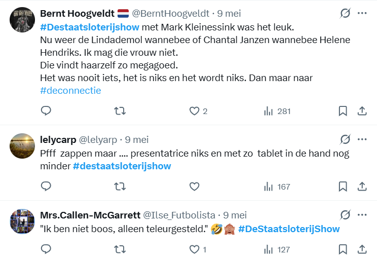 De Staatsloterij Show met Hélène Hendriks