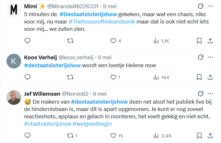 De Staatsloterij Show met Hélène Hendriks