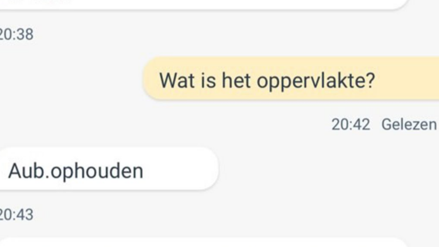 Marktplaatsverkoper geeft geïnteresseerde in aquarium die telkens dezelfde vraag stelt heerlijk koekje van eigen deeg